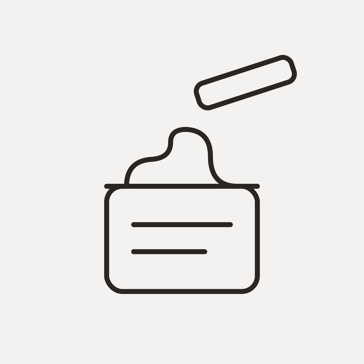 Hair masks — jar icon