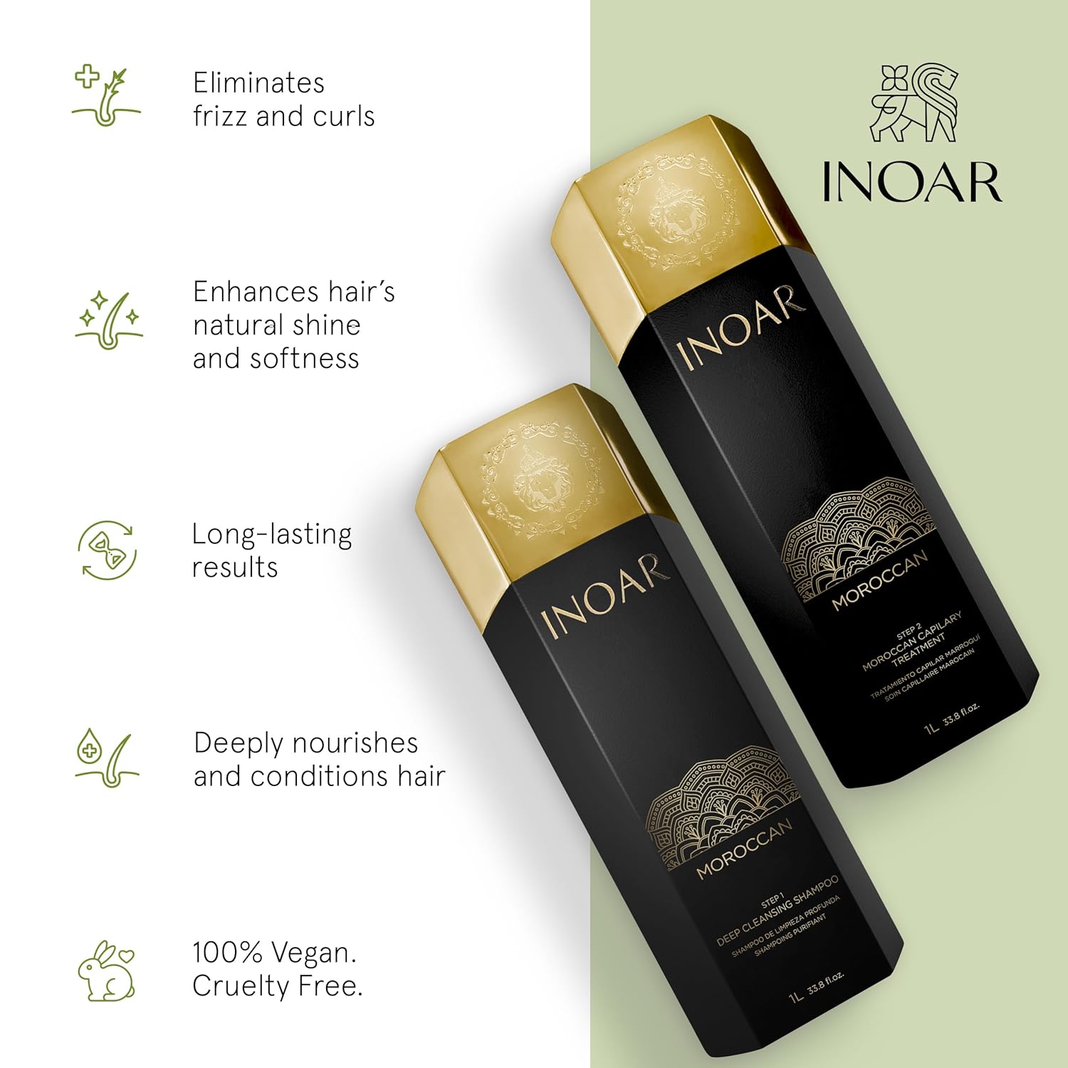 INOAR Moroccan Keratin Smoothing Treatment image 6
