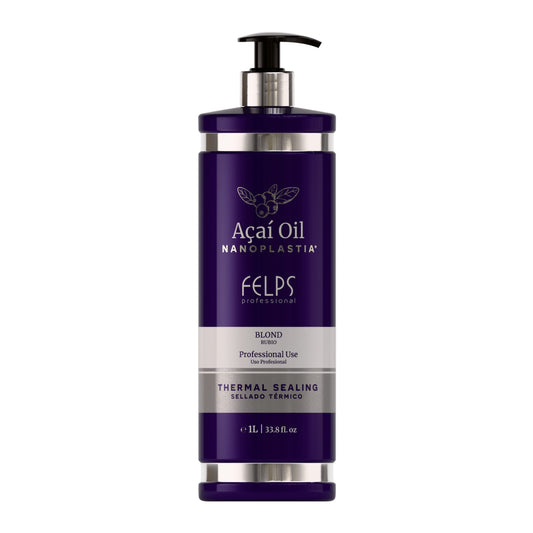Felps Omega Zero Nanoplastia Açaí Oil Blond Keratin Treatment Thermal Sealing image 0