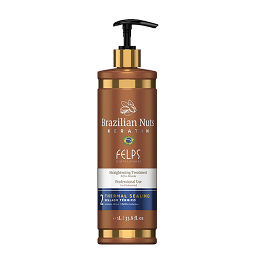Felps Brazilian Nuts Keratin Thermal Sealing Straightening 2x33oz image 1