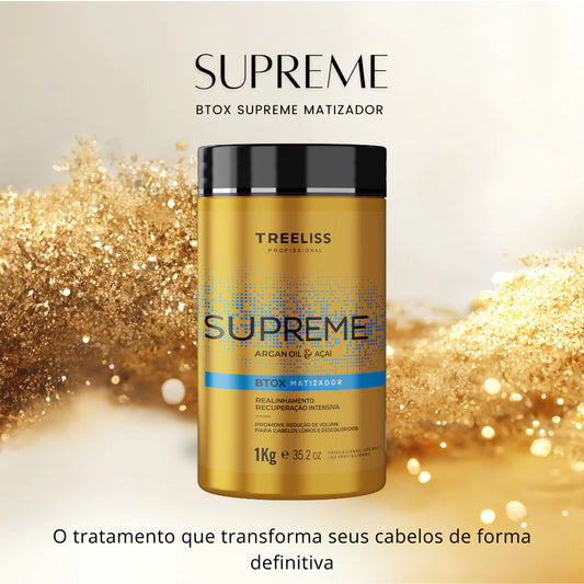 Tree Liss BTOX Matizador Supreme Hair Mask Treatment Botox Toner 35oz 