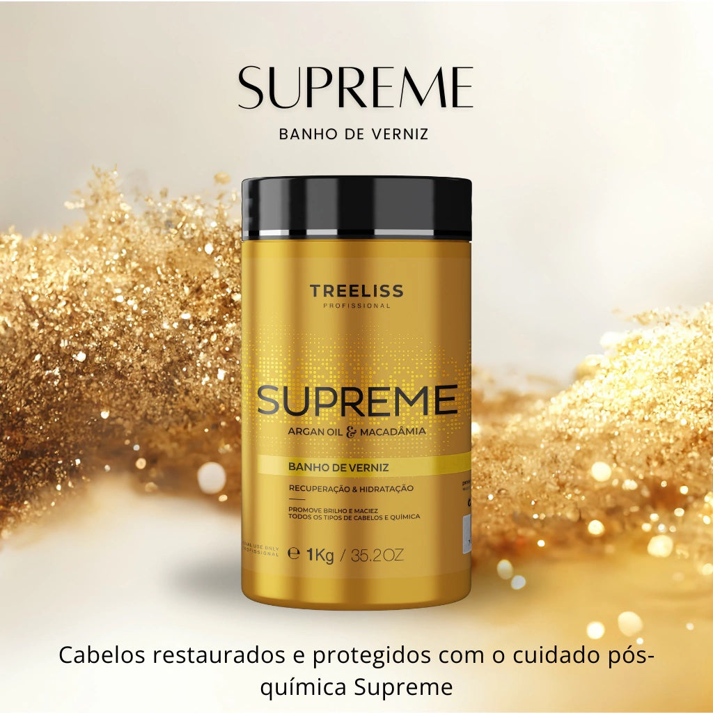 Tree Liss Banho de Verniz Supreme Shine Hair Mask 35oz image 1