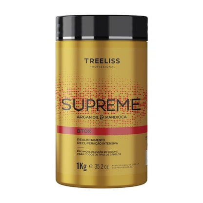 Tree Liss BTOX Mandioca Supreme Mask Treatment Btox Anti-Frizz Reduce Volume