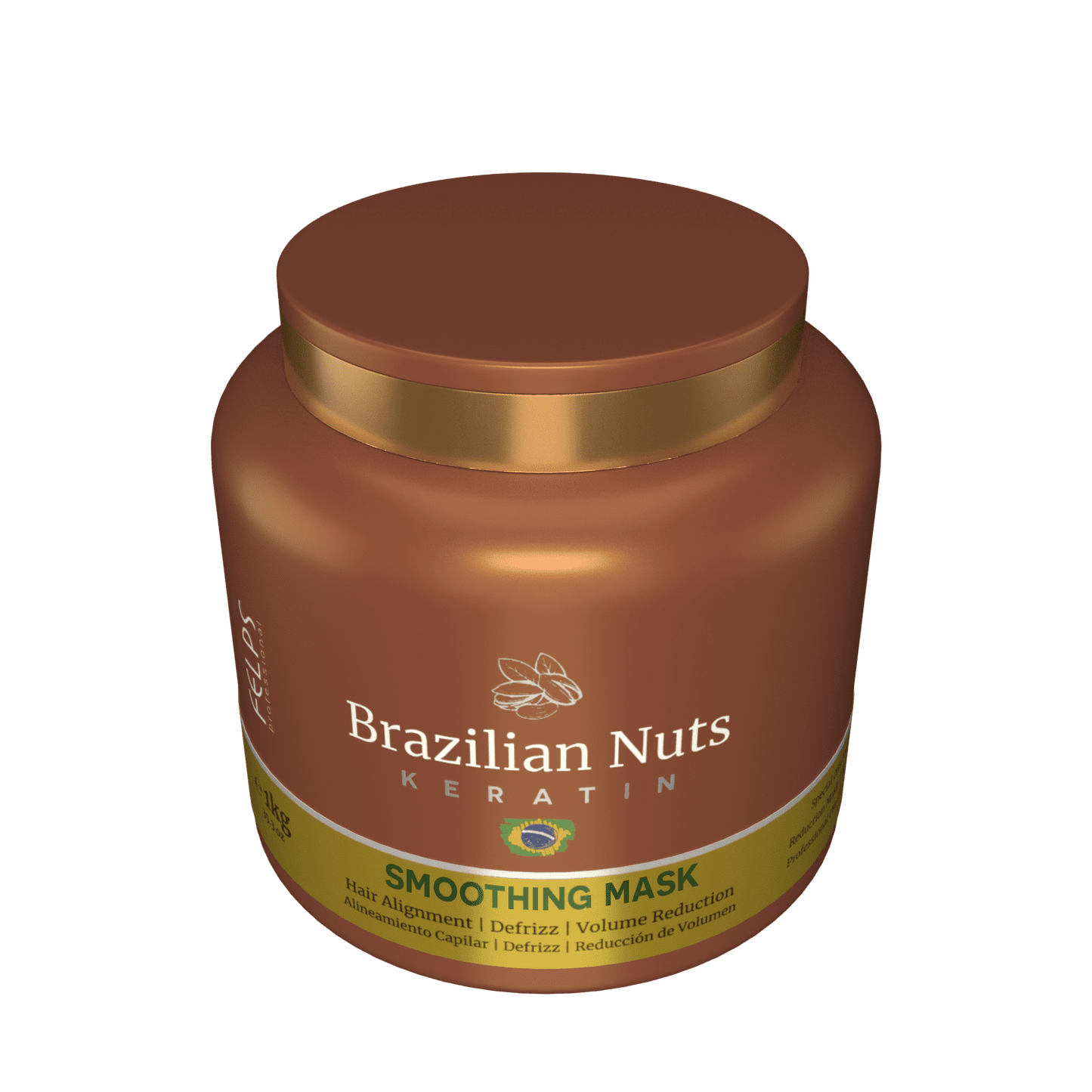Felps Brazilian Nuts XBTX Hair Botox Straightening Smoothing Mask 35oz image 2