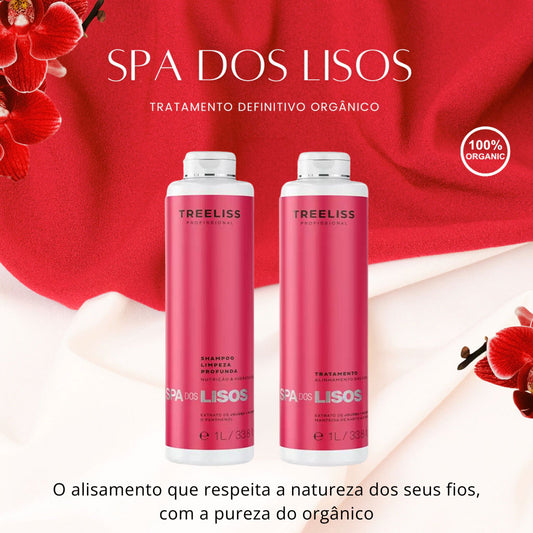 Tree Liss Spa dos Lisos 2-Step Straightening Kit 33oz image 1