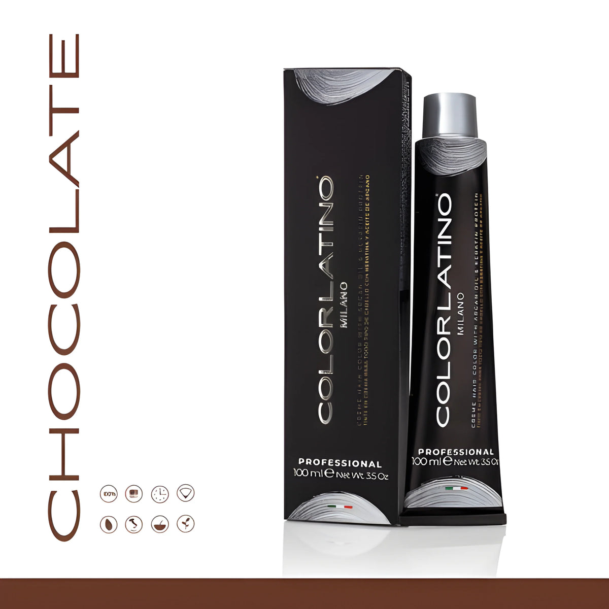 Colorlatino Milano Permanent Color Cream — Chocolate