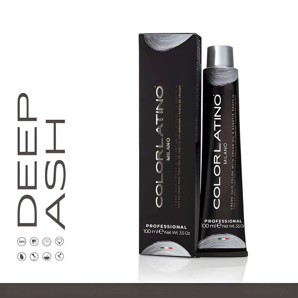 Colorlatino Milano Permanent Color Cream — Deep Ash