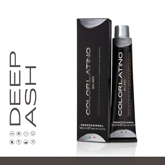Colorlatino Milano Permanent Color Cream — Deep Ash