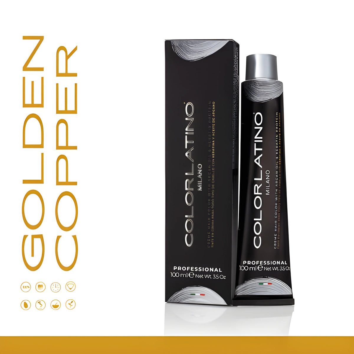 Colorlatino Milano Permanent Color Cream — Golden Copper