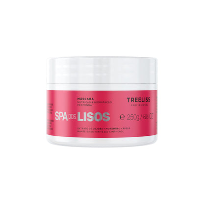 Tree Liss Spa dos Lisos Home Care Kit — Shampoo 10.1oz, Mask 8.8oz & Aminomix Finishing Spray 2oz