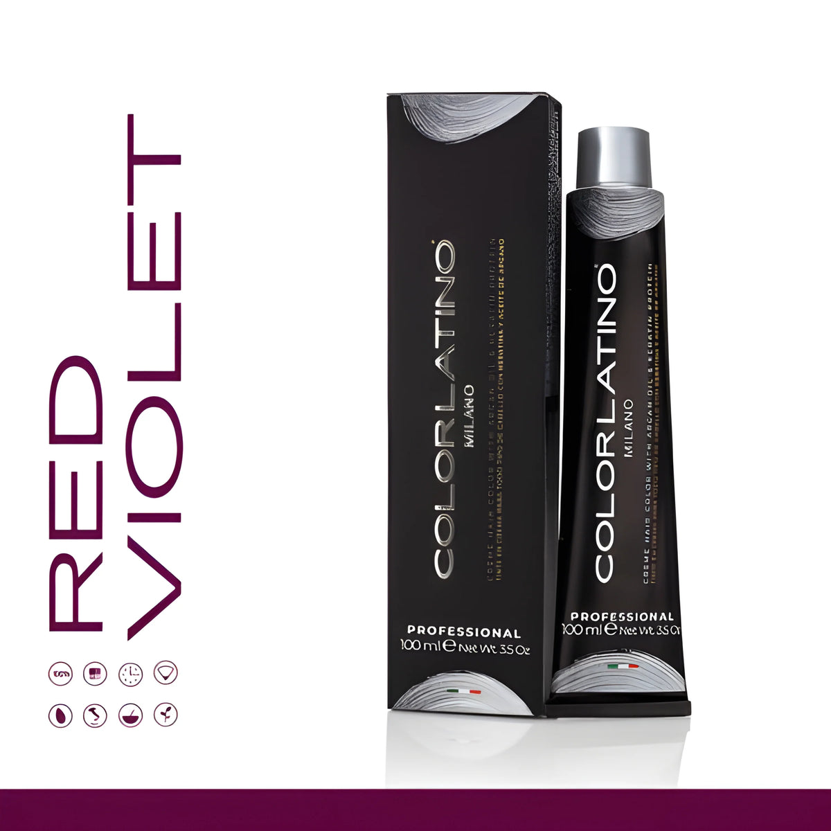 Colorlatino Milano Permanent Color Cream — Red Violet