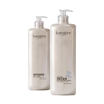 Lumière Organic Regen Keratin Straightening Treatment Kit 2 x 33.8oz