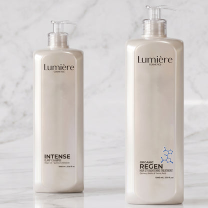 Lumière Organic Regen Keratin Straightening Treatment Kit 2 x 33.8oz