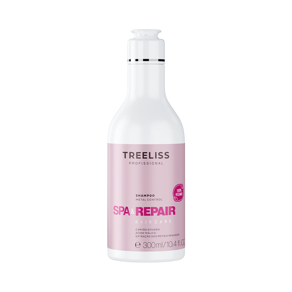 Tree Liss Spa & Repair Metal Control Home Care Kit — Shampoo 10.1oz, Mask 8.8oz & Hair Defense Spray 2oz