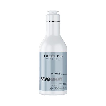 Tree Liss Save Gray Bionutrix Home Care Kit — Shampoo 10.1oz, Mask 8.4oz & Revitalizing Spray 2oz