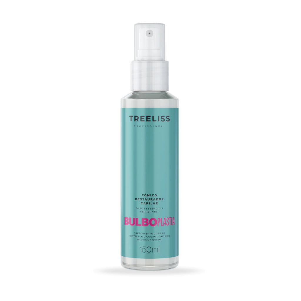 Tree Liss Bulboplastia Growth & Anti-Hair-Loss Kit — Exfoliating Shampoo 10.1oz, Co-Wash Conditioner 10.1oz & Scalp Tonic 5.1oz